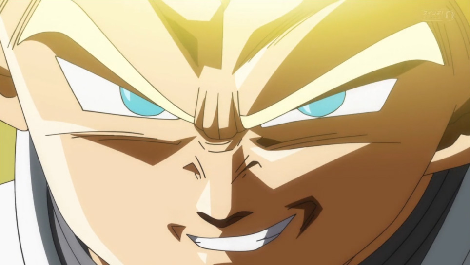 Dragon Ball Super Dublado episódio 37 - Vegeta VS Kyabe começa a