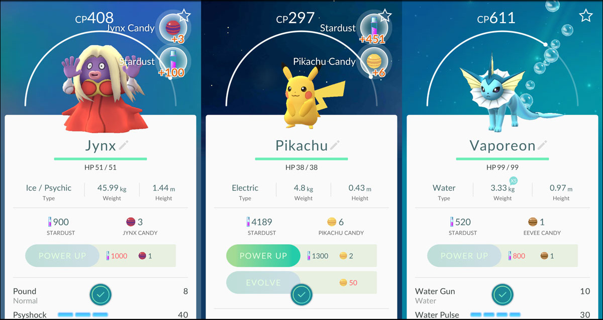 Pokémon Go - Os Pokémon mais fortes de cada tipo