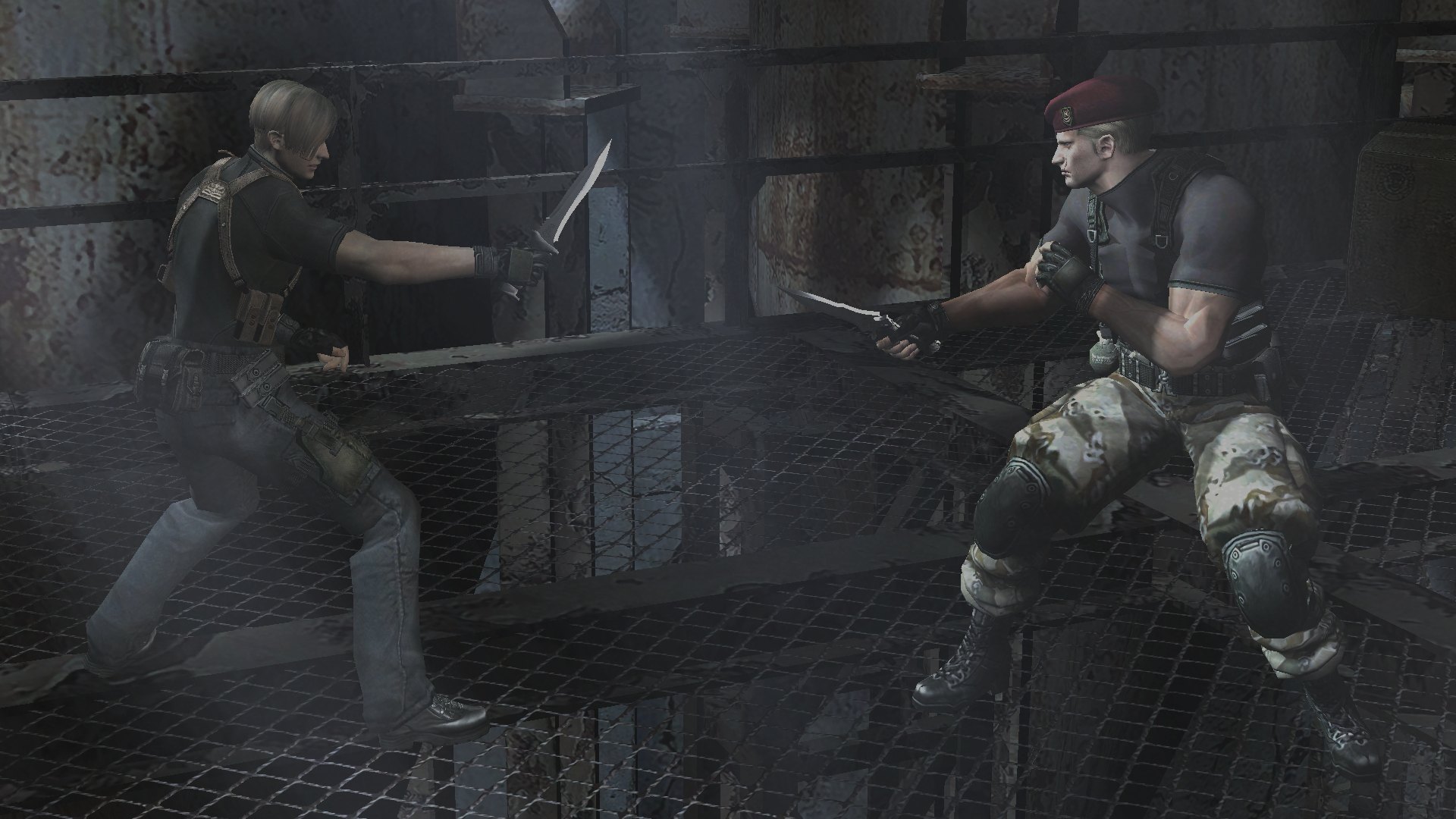 Resident Evil 4 - Luta entre Leon e Krauser