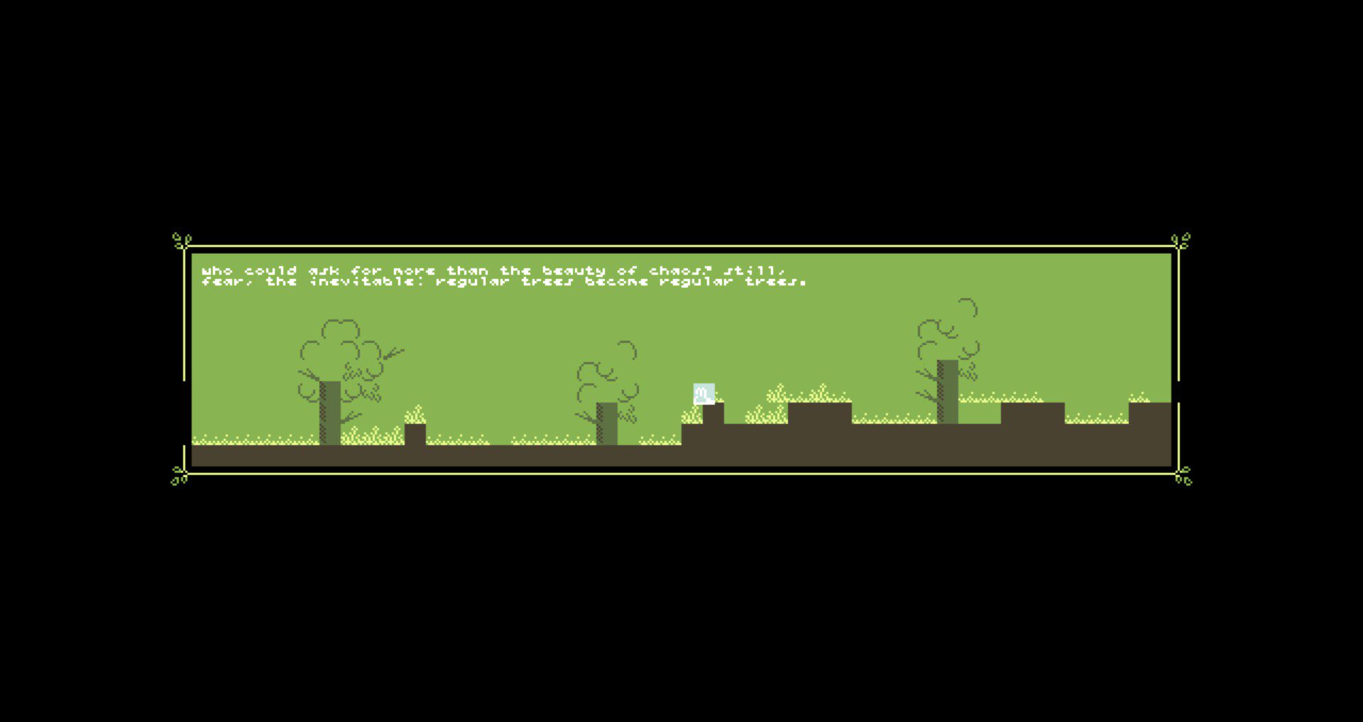 The End of Gameplay - "open field"