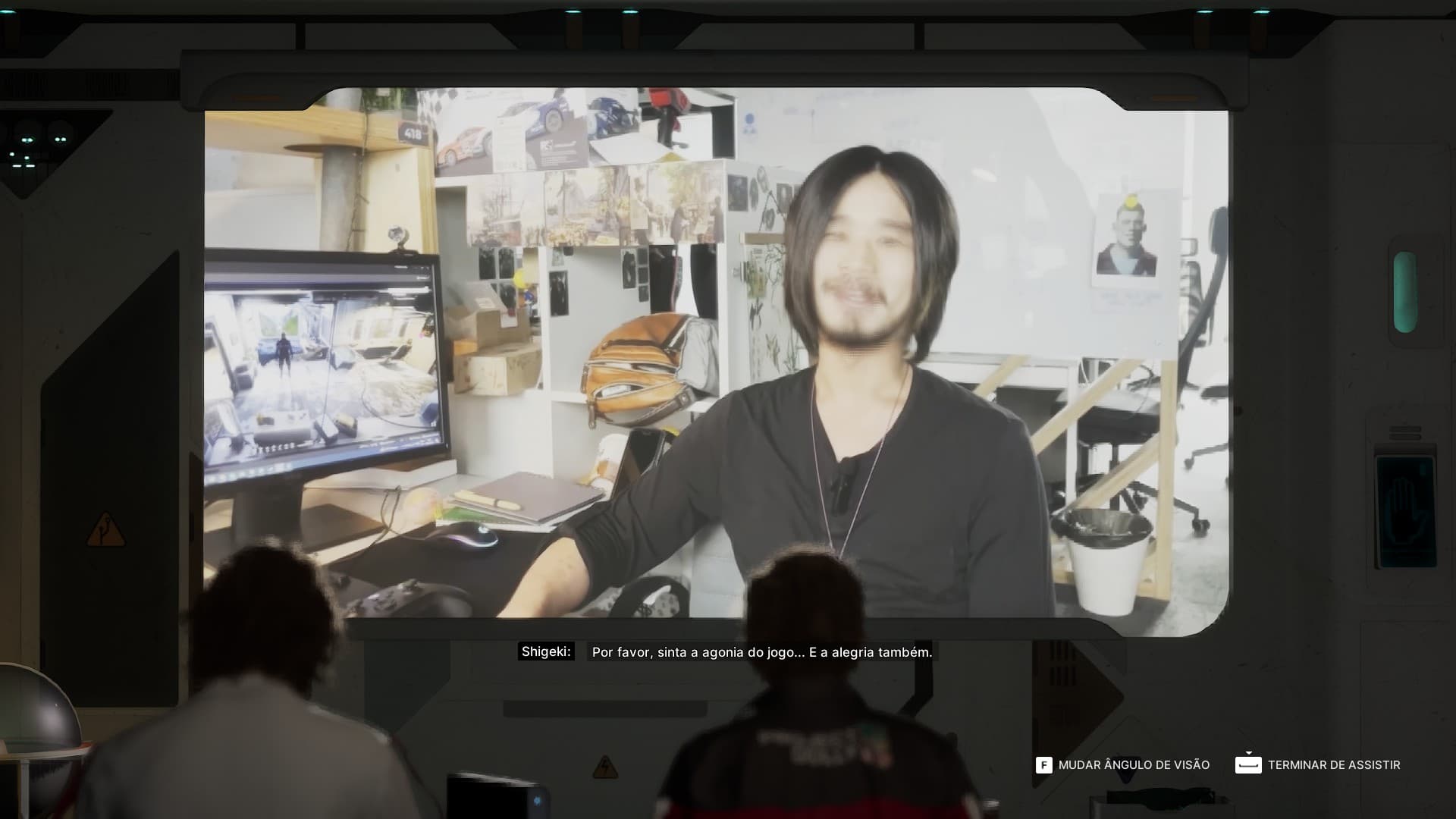 Shigeki: Por favor, sinta a agonia do jogo... E a alegria também.